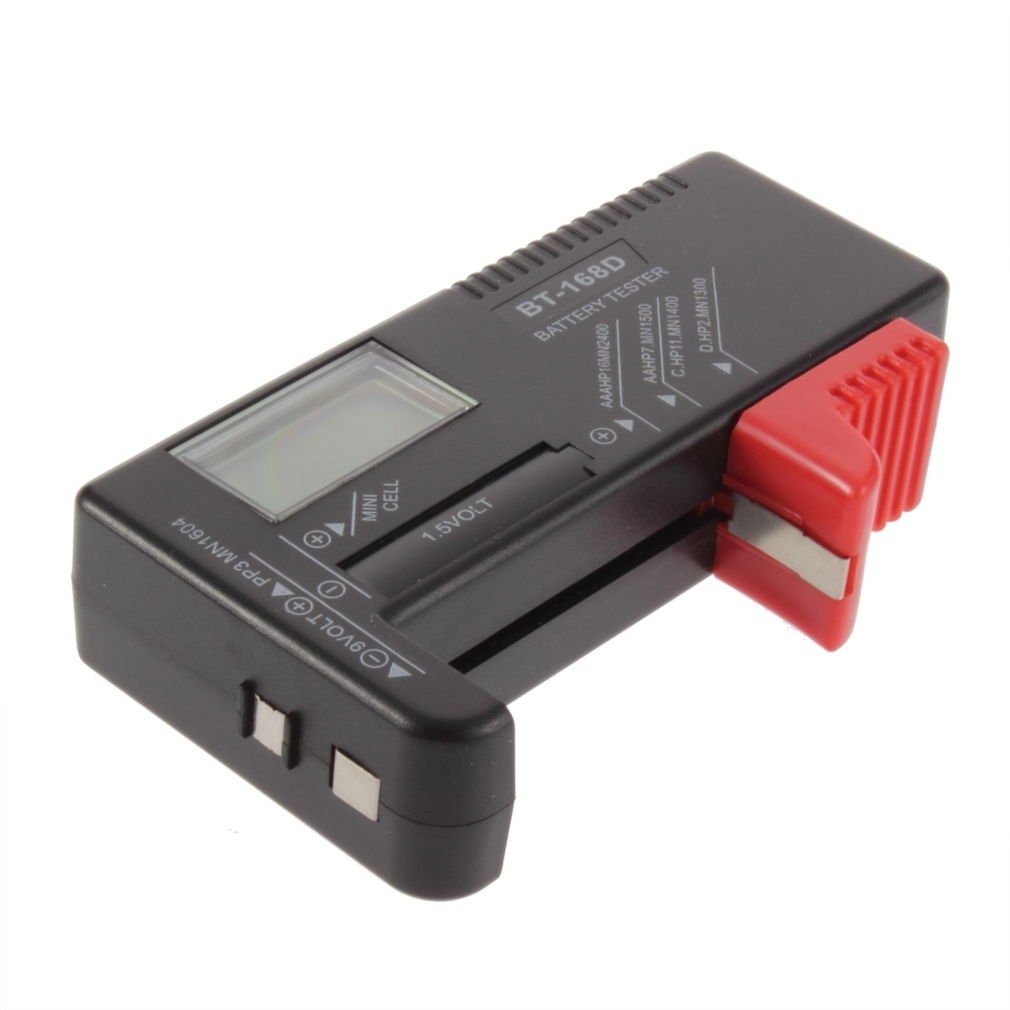 AAA AA C D Battery Universal Tester BT-168D 1.5V 9V EE5
