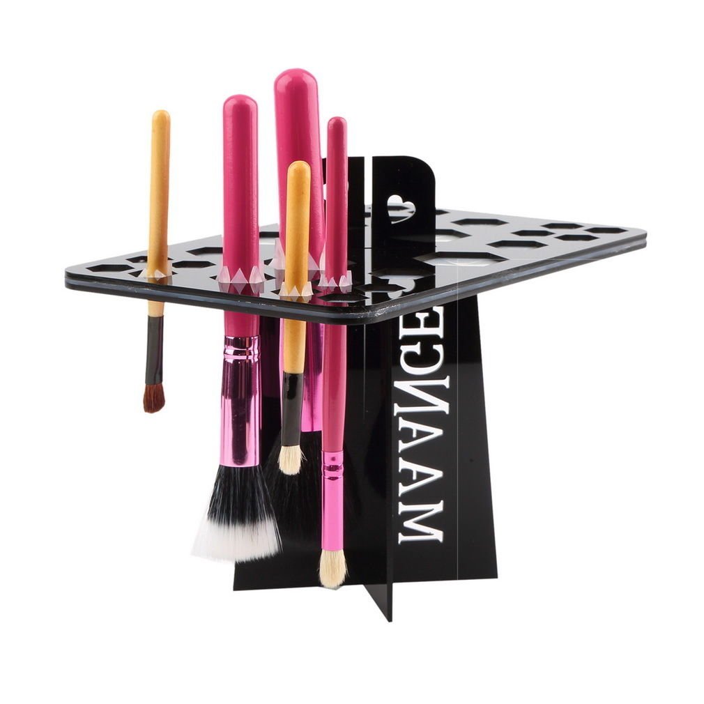 Makeup Folding Collapsible Air Drying Makeup Brush Organizing Tree Rack Holder GGT6