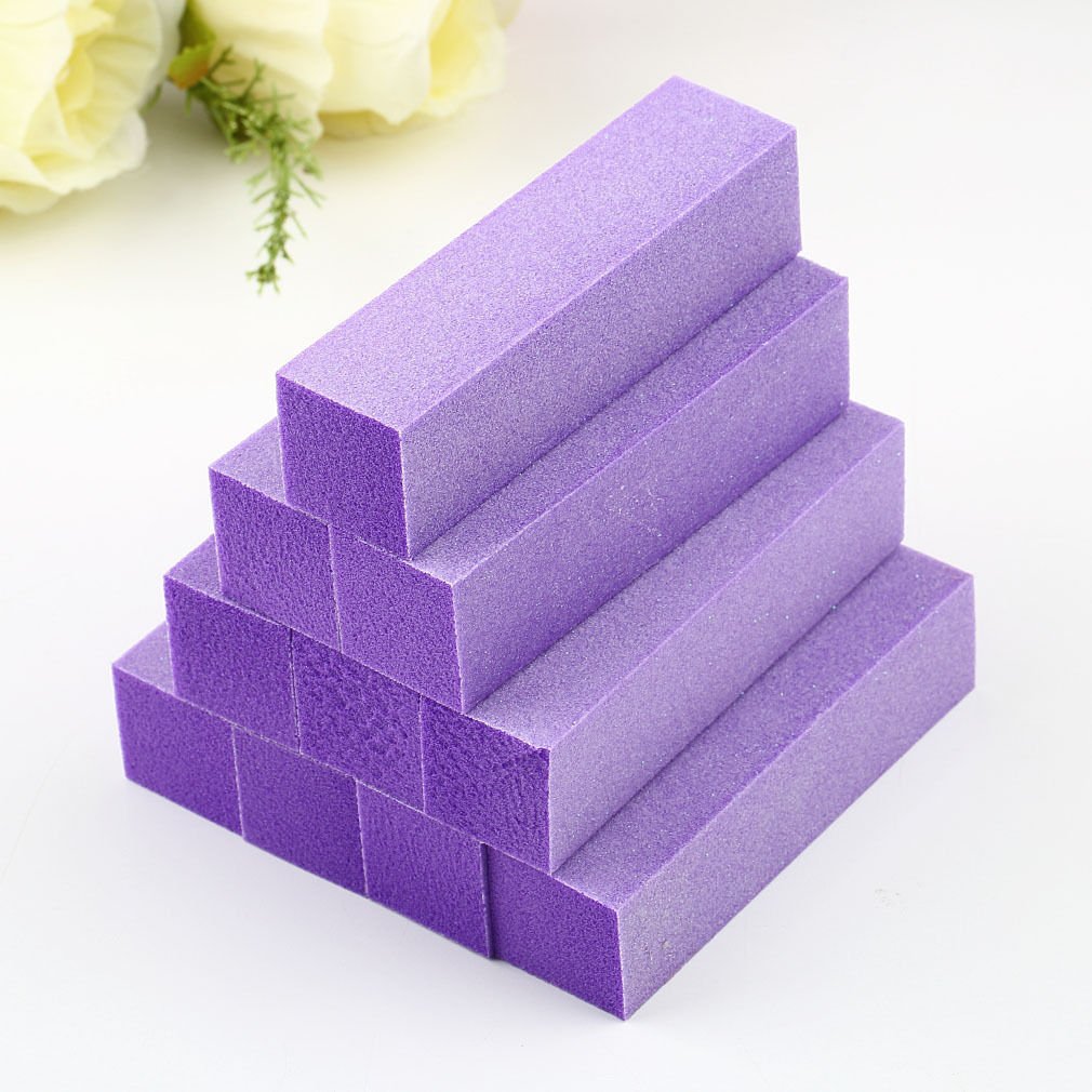 10Pcs Buffing Sanding Buffer Block Acrylic Pedicure Manicure Nail GGT6