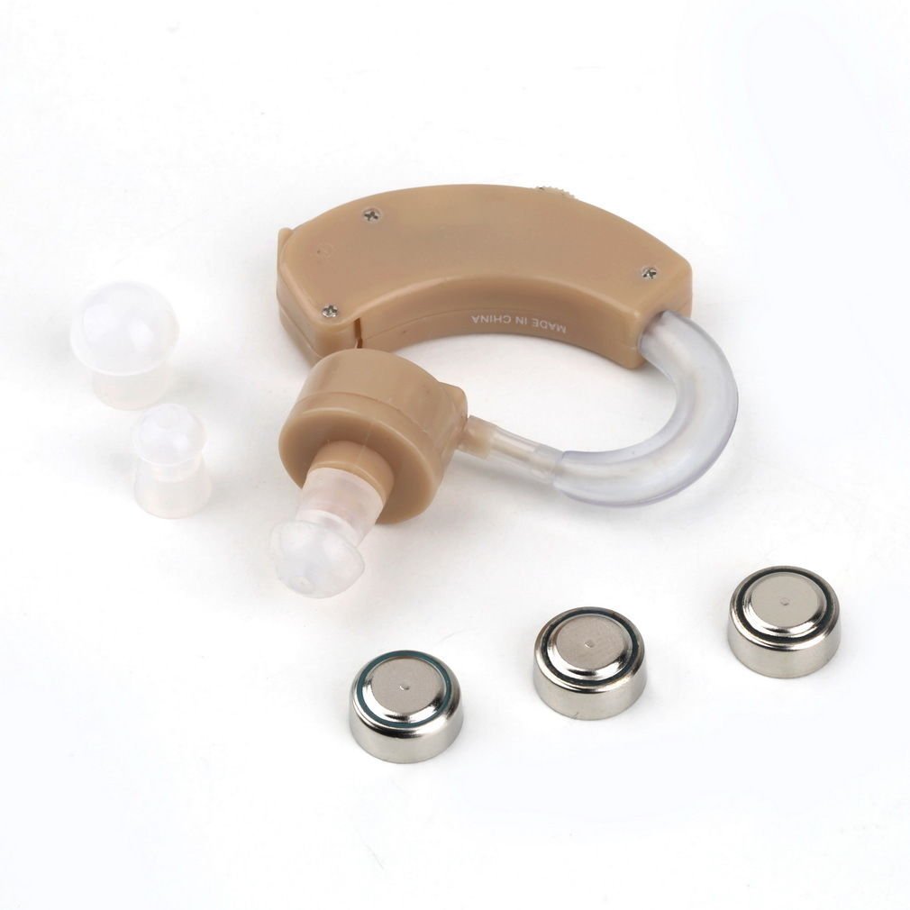 Adjustable Hearing Assistance Aid Kit Ear Sound Amplifier Volume Tone