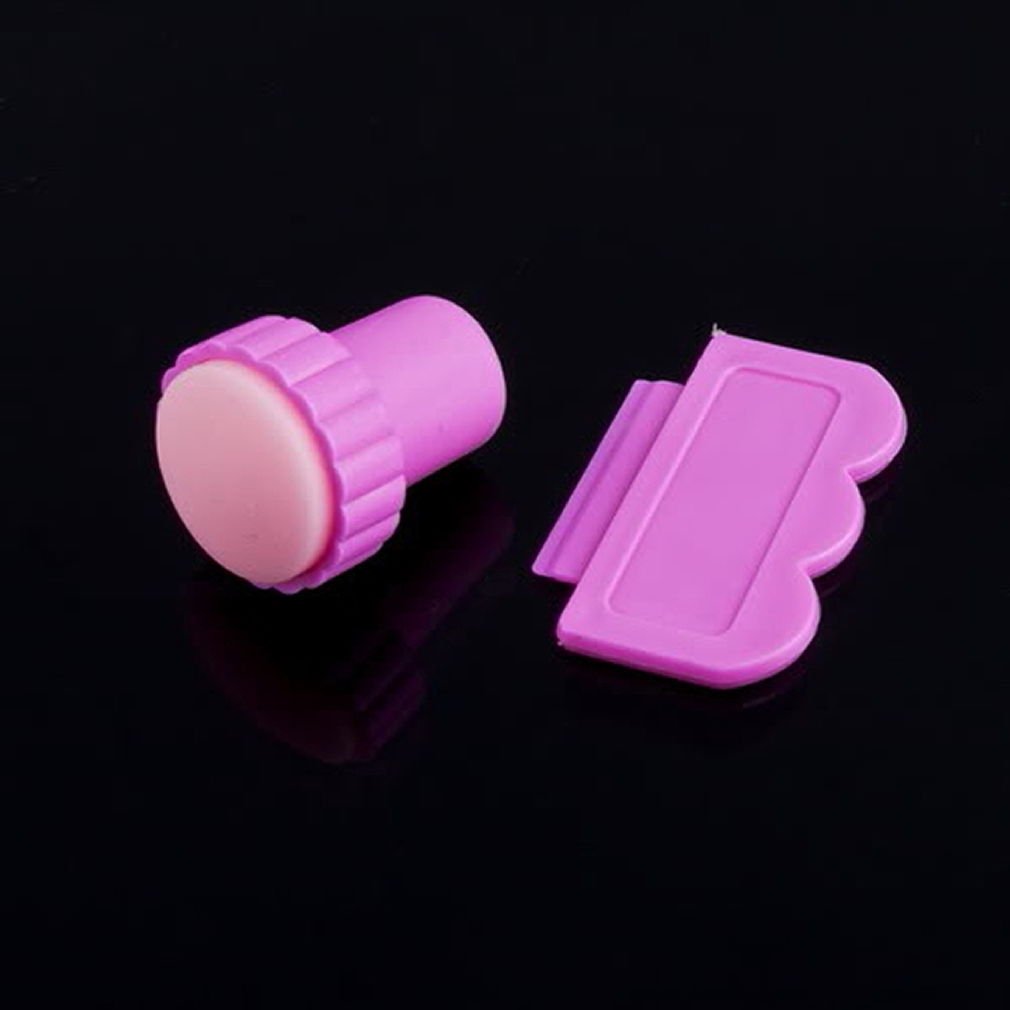 Nail Art Polish Stamper Image Paint Stamp Scraper Knife Stamping Tool KL4