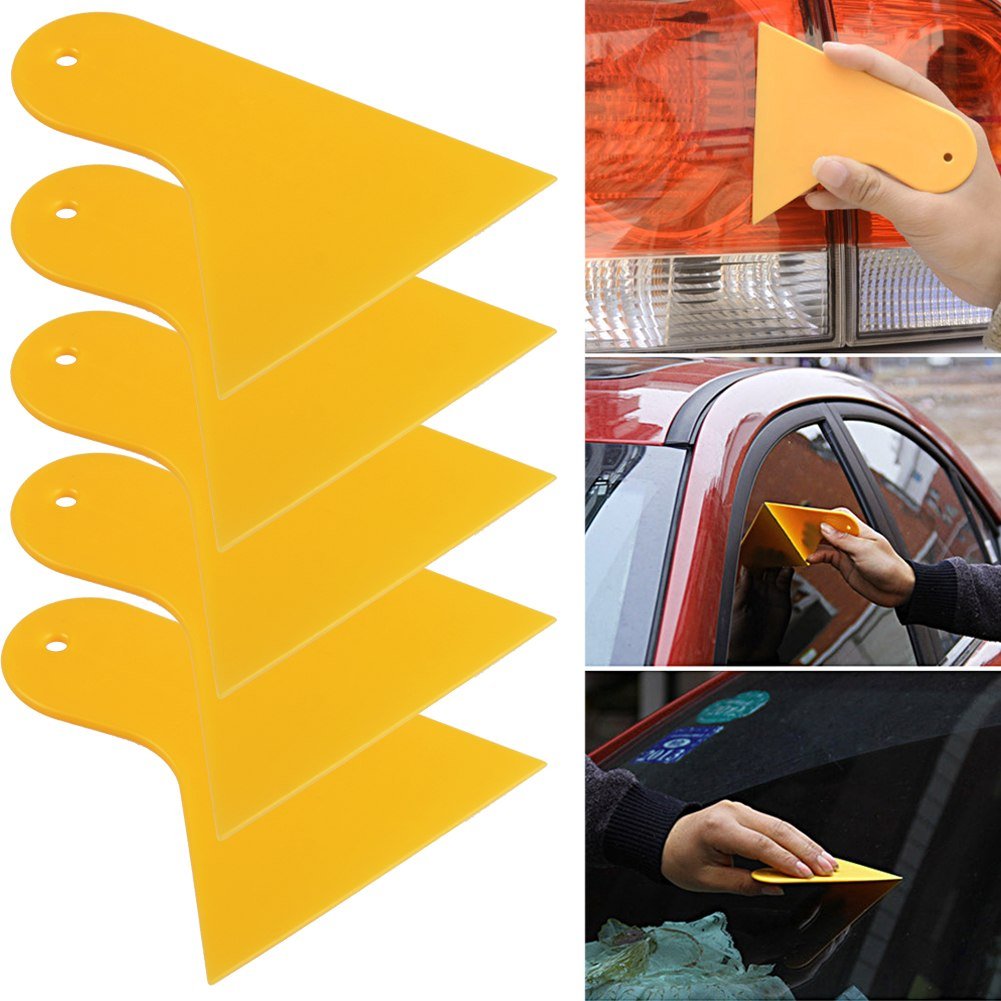 5 X Bubble Scraper Tool Car Carbon Fiber Vinyl Sticker Blade Applicator Tools HH6