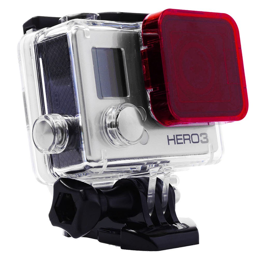Red Color Under Sea Diving Filter Underwater Lens Filter For GoPro HD Hero 3 KL8