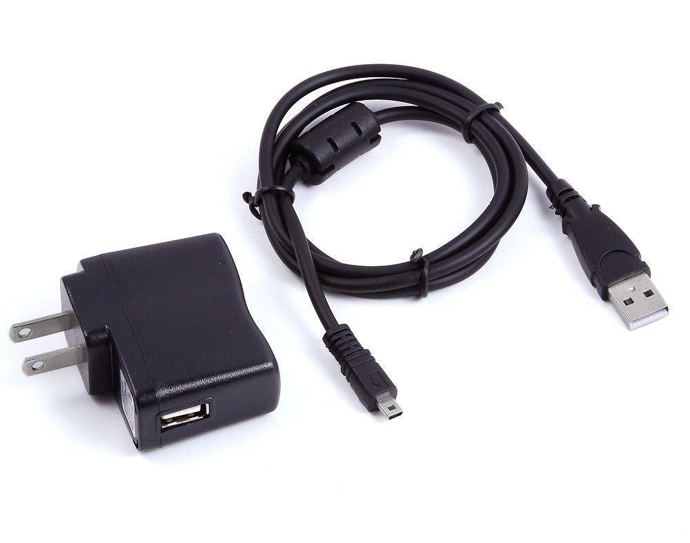 USB AC/DC Power Adapter Camera Battery Charger+PC Cord For Nikon Coolpix S6300 NB9