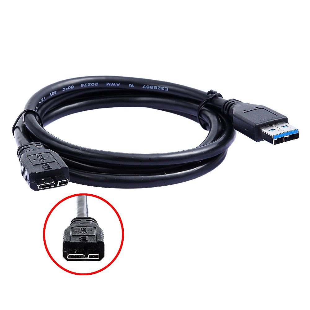 USB 3.0 Data SYNC Cable Cord For Seagate Expansion SRD00F2 1D7AP3-500 Hard Drive JT2