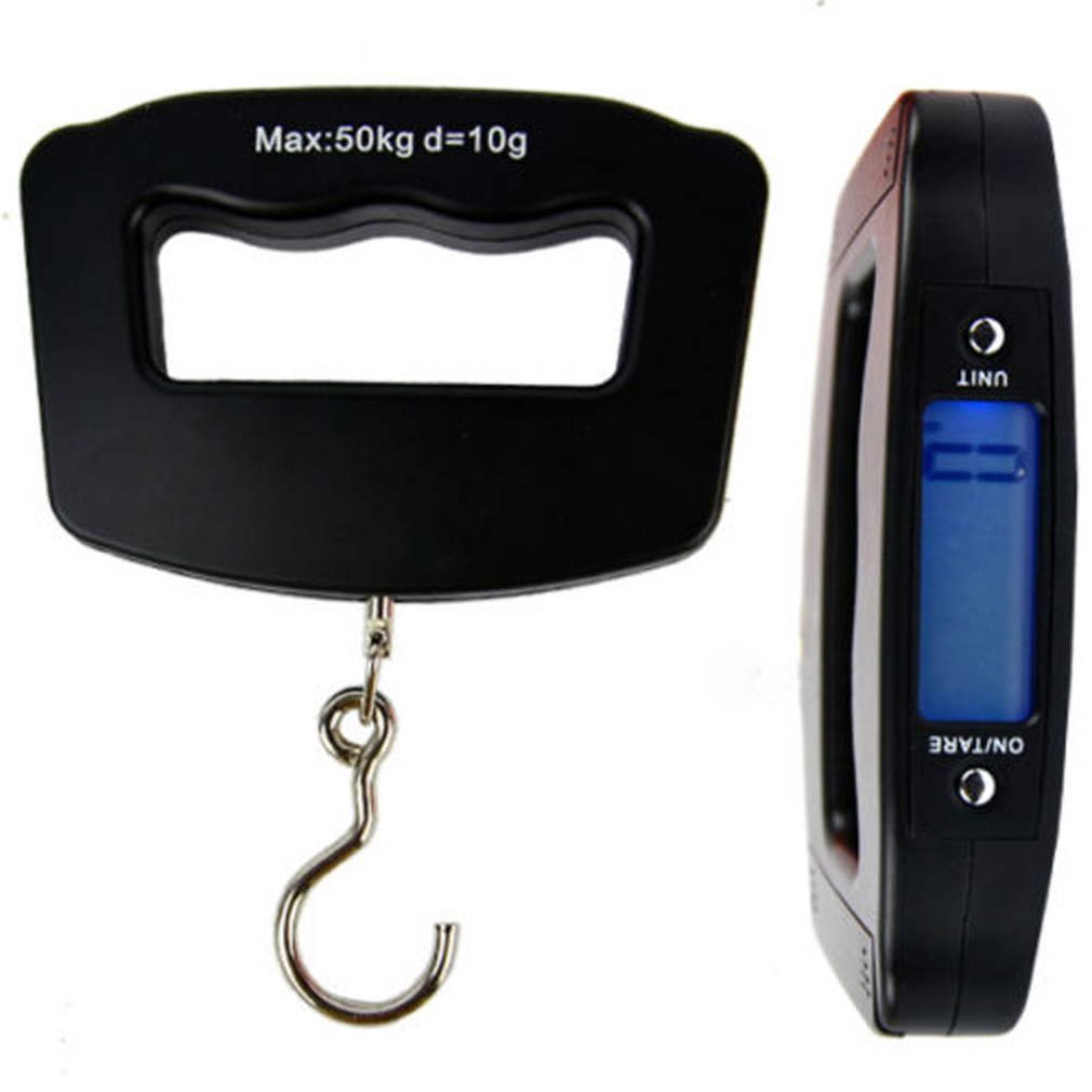 Portable LCD Electronic Digital Hook Hanging Luggage Scale Weight 50kg/10g VW1