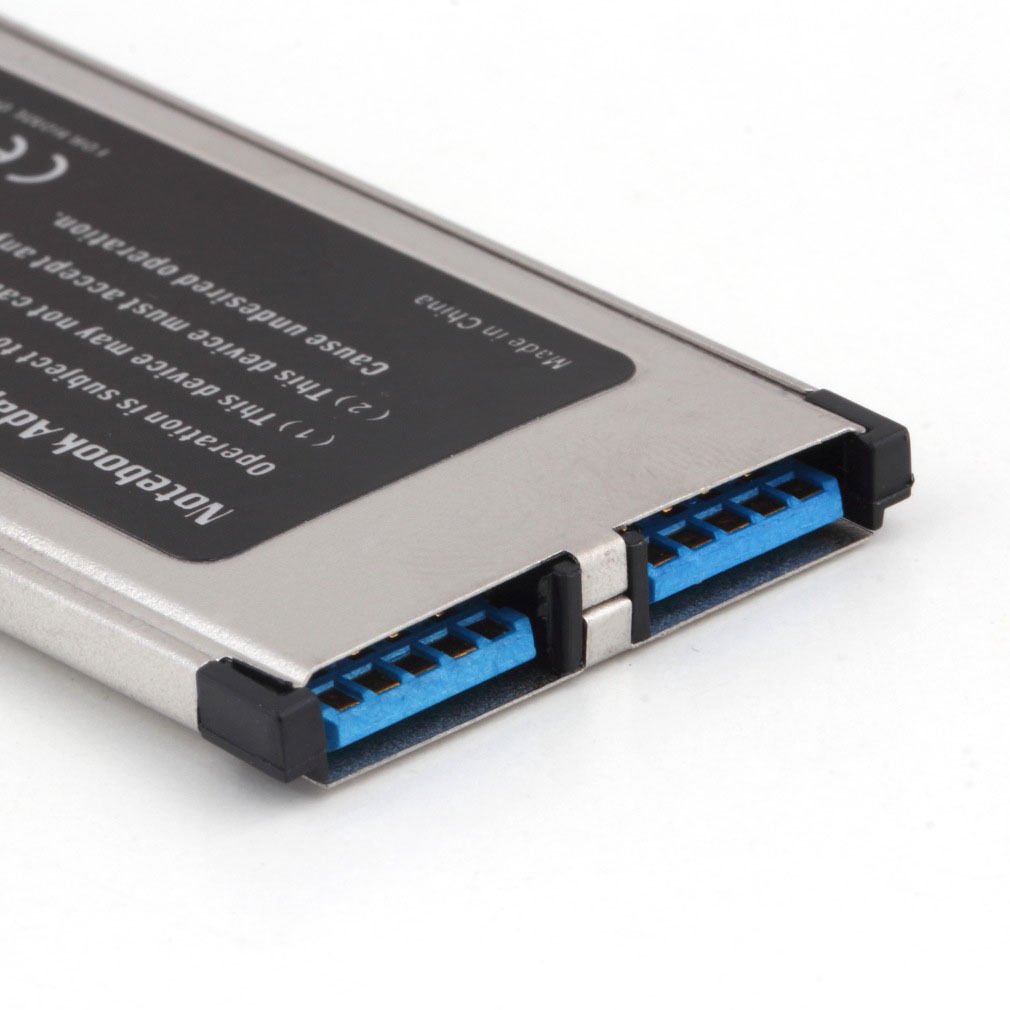 2 Port Super-Speed USB 3.0 Express Card Adapte For Windows XP/7/PC VW1