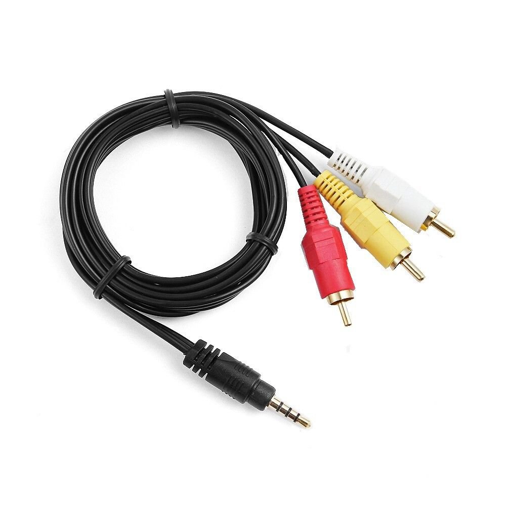 AV A/V Audio Video TV-Out Cable Cord Lead For Panasonic Camcorder K2KC4CB00020 V1