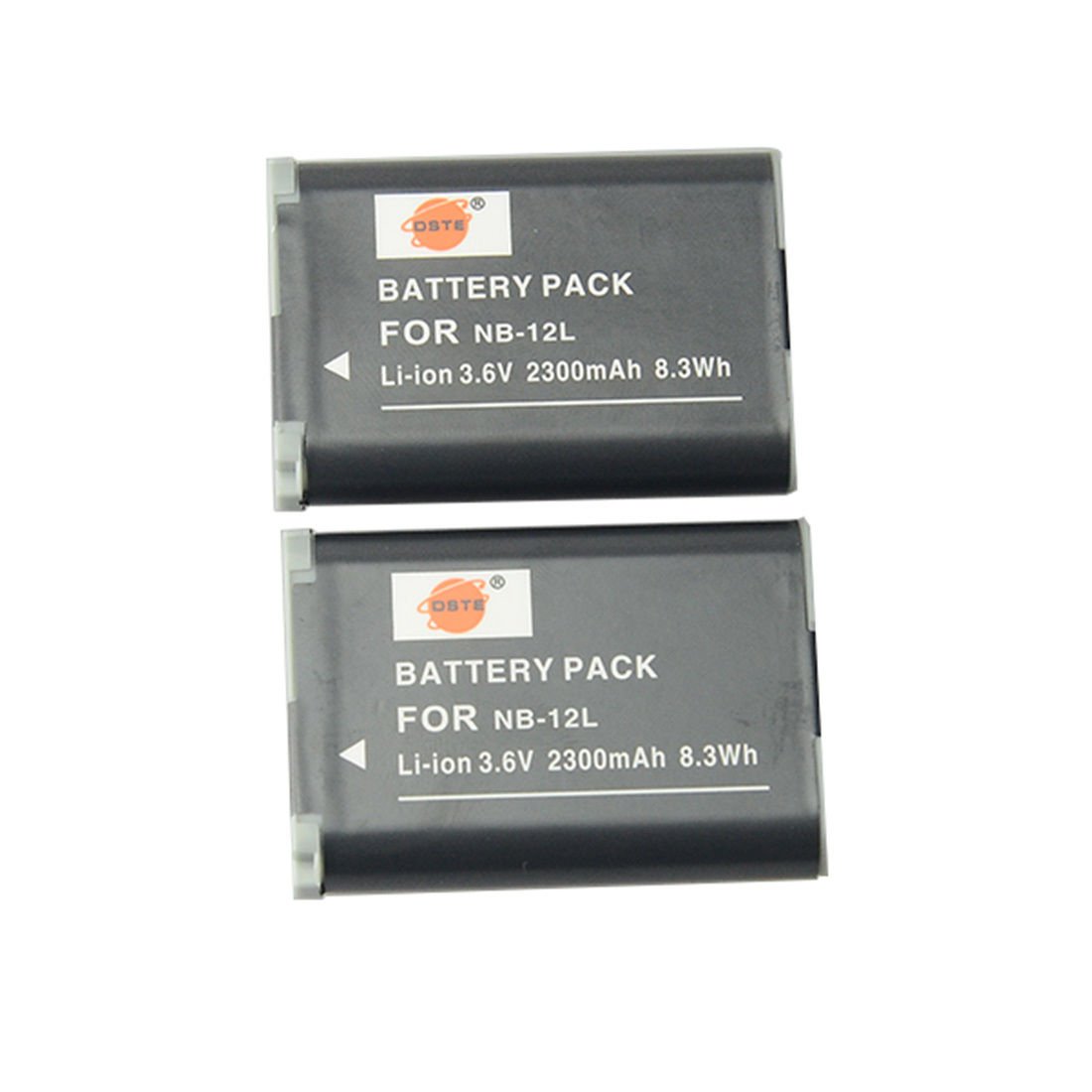 DSTE 2PCS NB-12L Li-ion Battery for Canon PowerShot G1X Mark â…¡ N100 Camera VW0