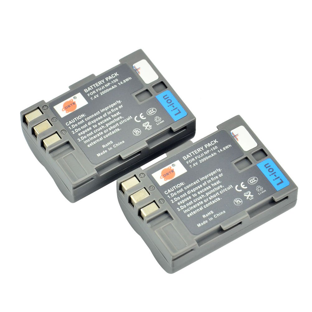 2PCS DSTE NP-150 NP150 Digital Battery For Fuji Finepix S5 Pro, IS Pro BC-150 VW0