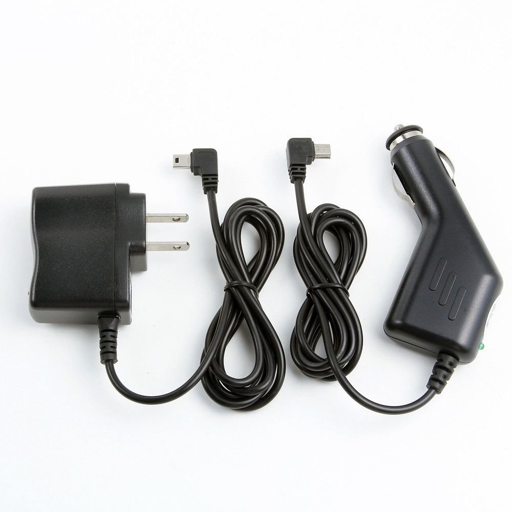 2A Car Charger + AC/DC Wall Power Adapter Cord For Garmin GPS nuvi 2699 LM/T HD V10