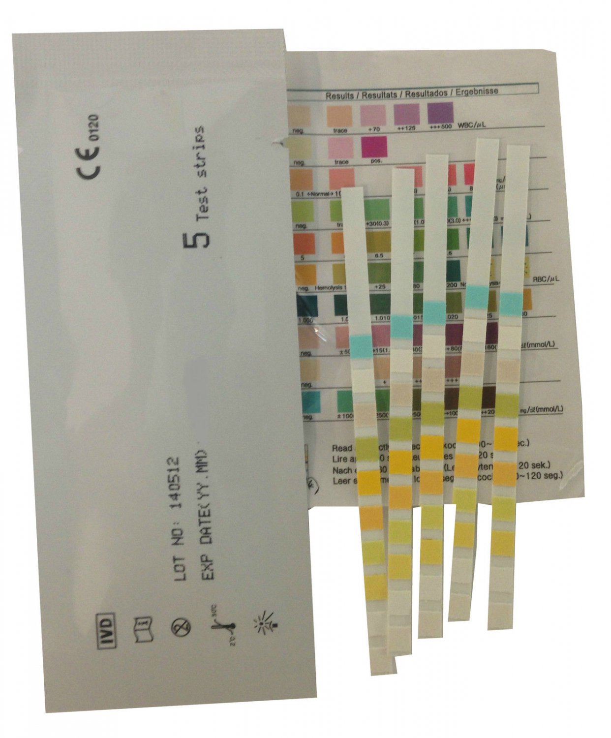 10 (2x5) HOME KETONE/KETOSIS URINE TEST/TESTING KITS - DIET WEIGHT LOSS TOOL CR1