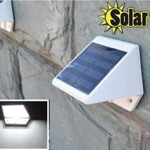4 LED Solar Powered Stairs Fence Garden Security Lamp Outdoor Waterproof Light AW3