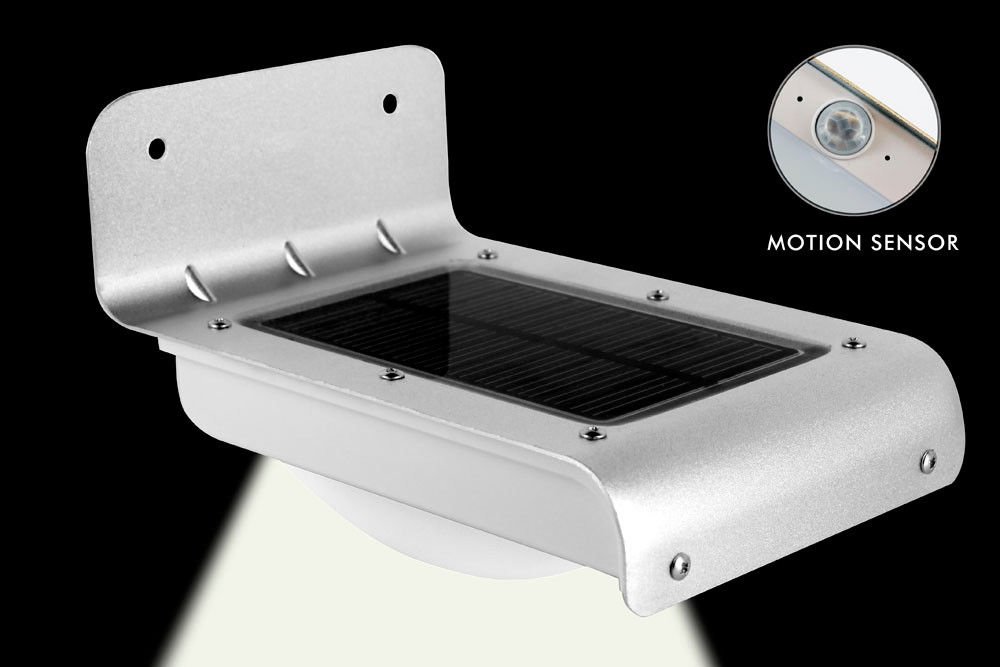 16 LED Solar Power Motion Sensor Garden Security Lamp Outdoor Waterproof Light AW3