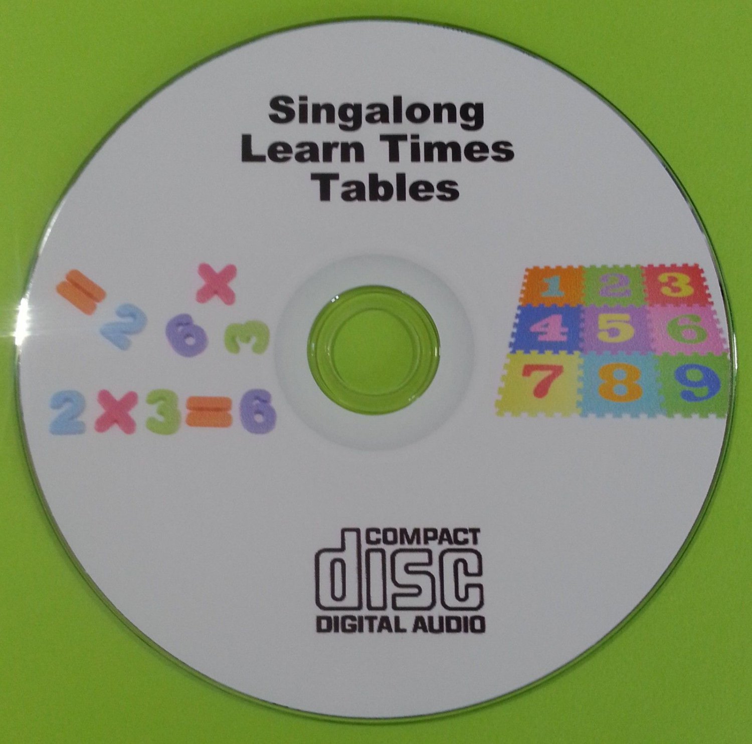 Childrens Singalong Learn Times Tables Games CD Improve Maths Multiplication HG5