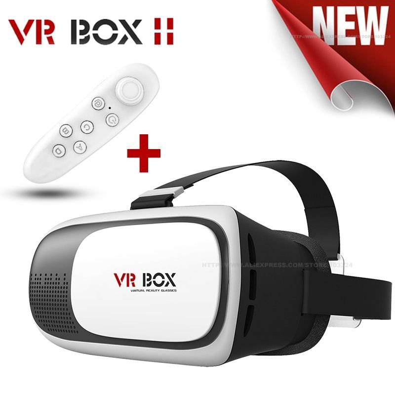VR Box II 3D Glasses Google Cardboard Virtual Reality with a Bluetooth