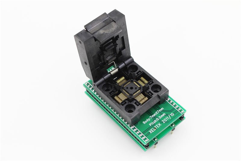 TQFP48 QFP48 To DIP48 SA248 IC Programmer Adapter Clamshell Test Socket B01