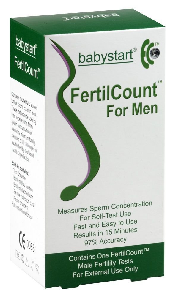 1 x Babystart Fertilcount Male Fertility - Active Sperm Count Test Kit AS