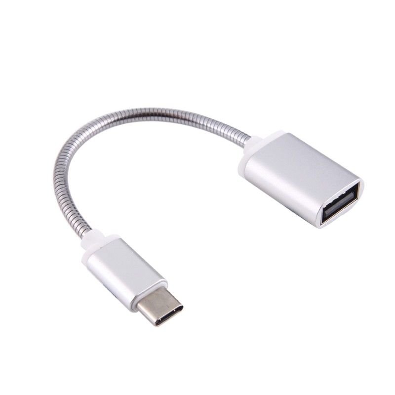 Metal USB C 3.1 Type C Male To USB Female OTG Data Sync Converter Adapter Cable