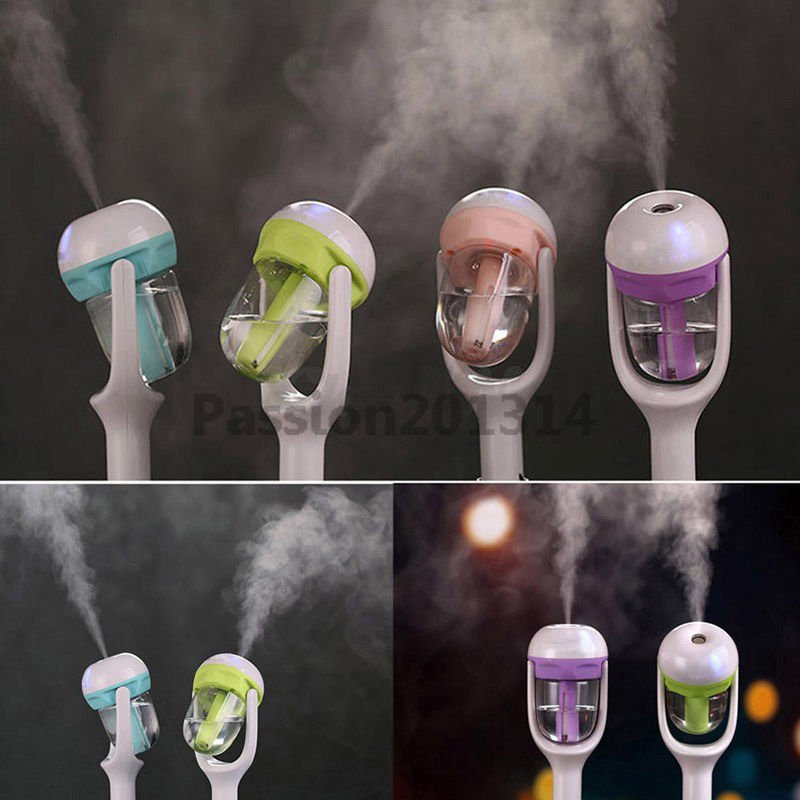 Mini Car Air Humidifier Diffuser Essential Oil Ultrasonic Aroma Mist Purifier