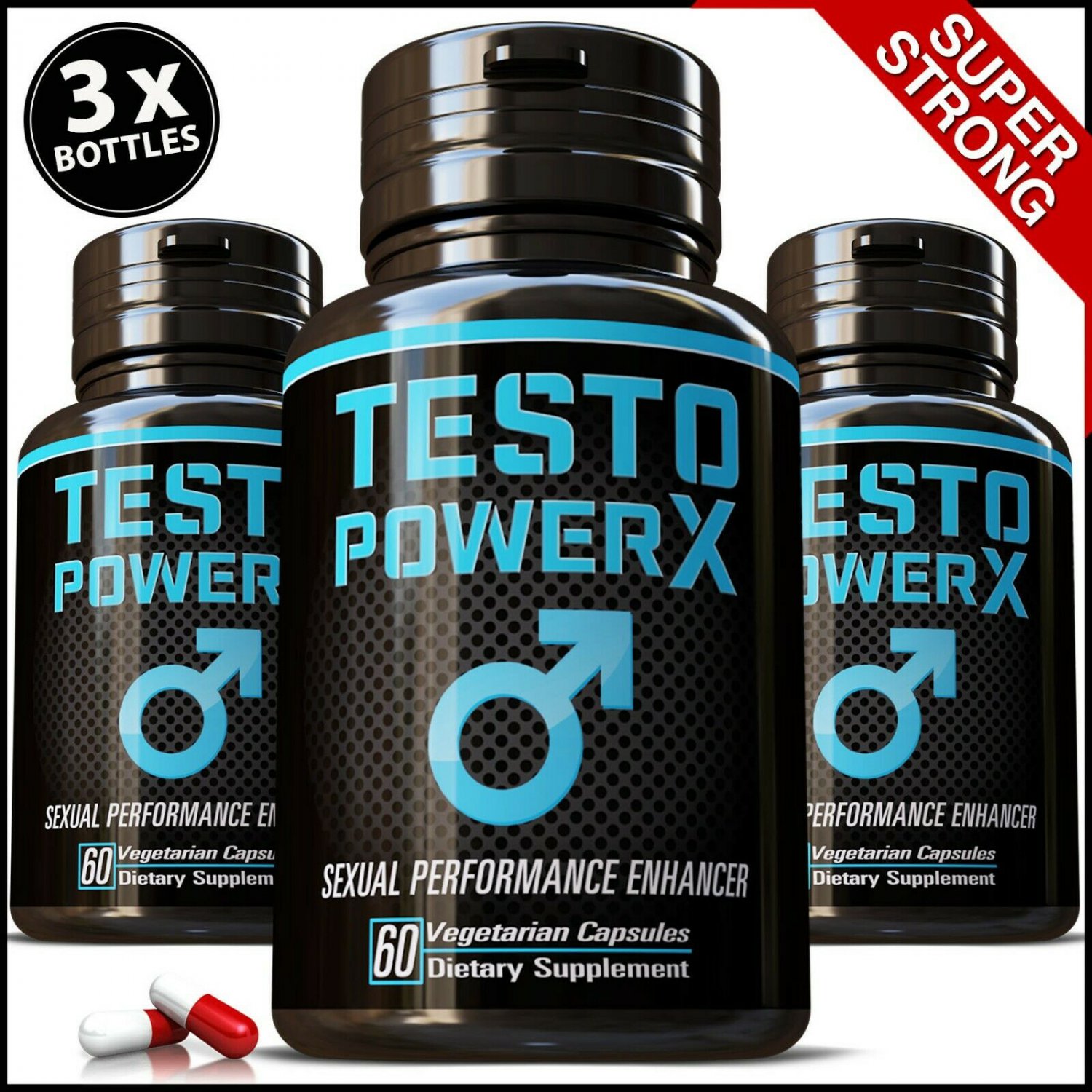 1 Testosterone Booster Sexual Performance Enhancement Male Pills Bigger Muscles 0881