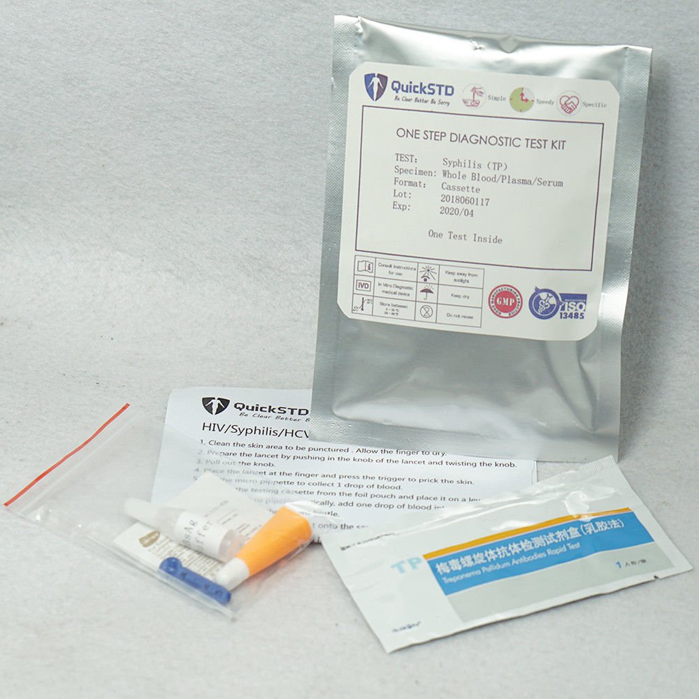 Syphilis And Hiv aids 1/2 test Kit