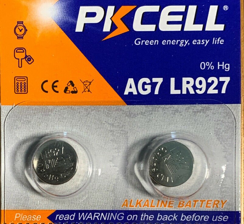 AG7 PKCell 395 399 SR927SW AG7 LR927