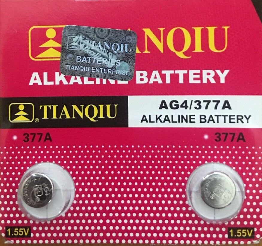 AG4- 2 Qt. Tianqiu 376 377 LR626 1.5V