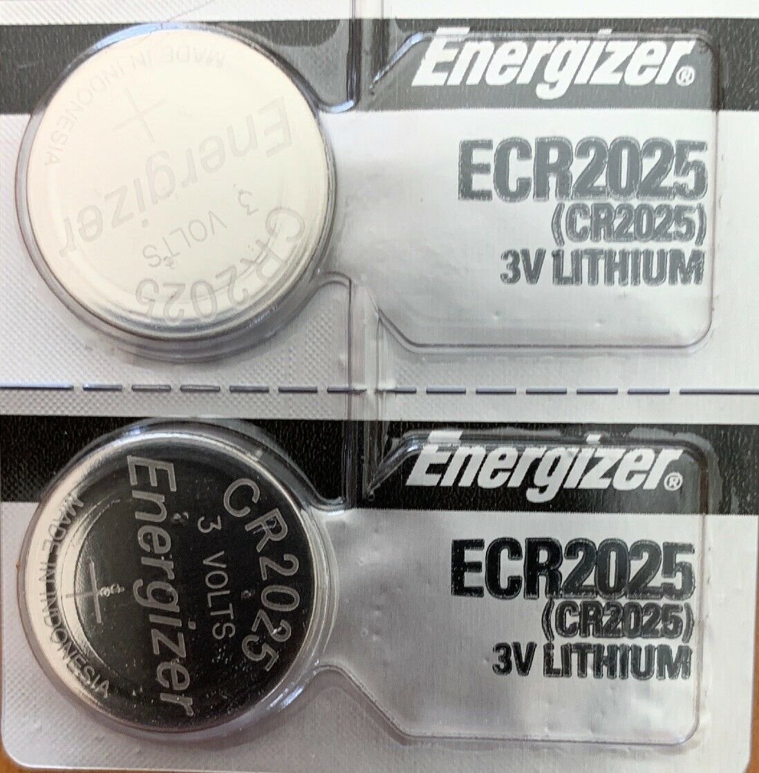 2 - Energizer CR2025 2Qt ECR2025 DL2025 Battery