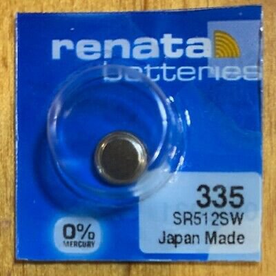 1-335 Renata SR512SW SR512 S60 1 Battery.