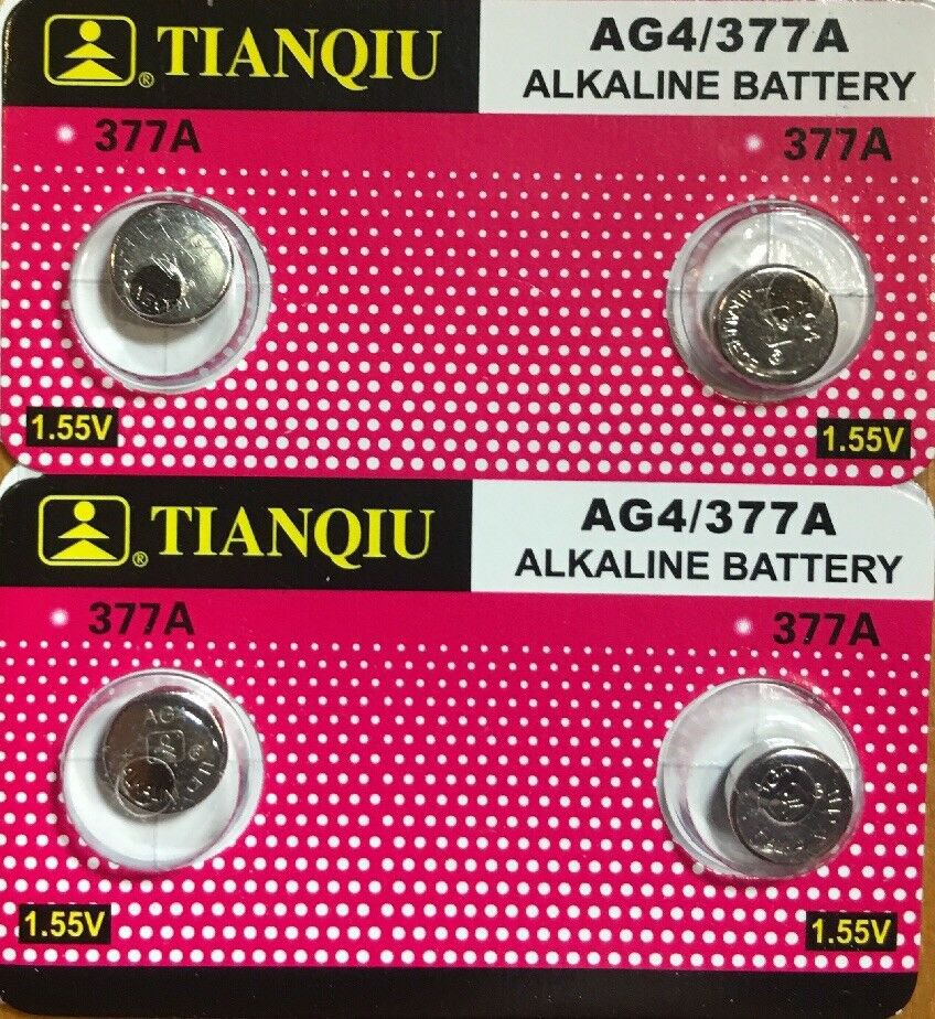 2 - AG4 - Tianqiu 4Qt 376 377 LR626 1.5V battery batteries