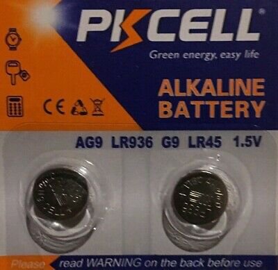 AG9 PKCell LR45 LR194 LR936A 1.5V Alkaline Battery