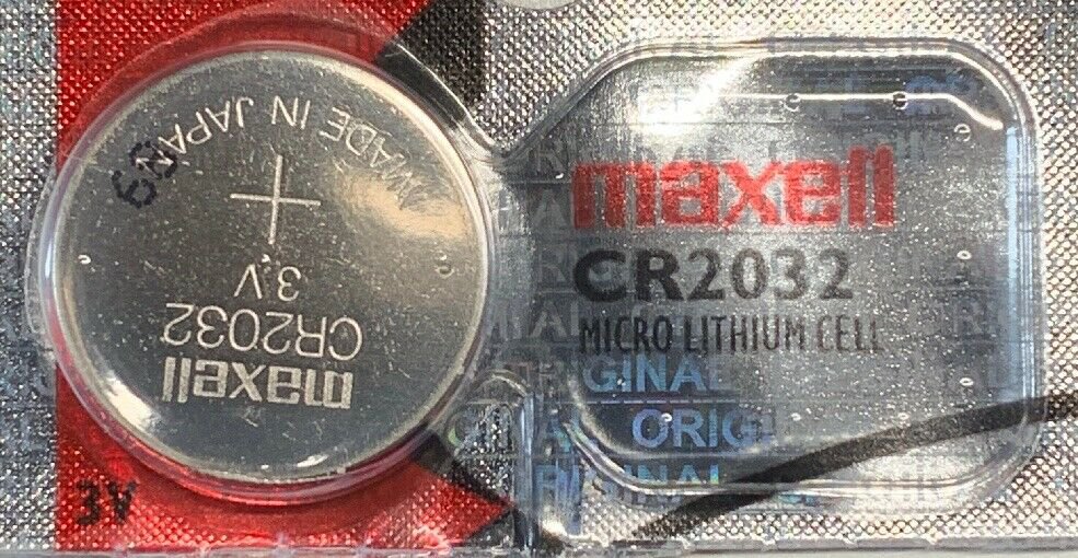 1 Maxell CR2032 ECR 2032 Battery 3V Sealed