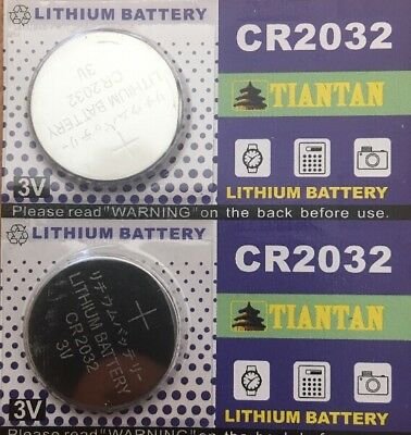 2 Pcs-Tiantan CR2032 BR2032 ECR2032 Battery