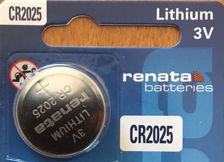 1-Renata CR2025 ECR2025 DL2025 Battery
