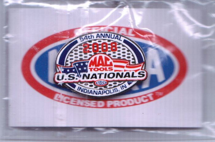 2008 NHRA Event Pin Indy (version #1)