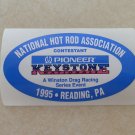 1995 NHRA Contestant Decal Reading