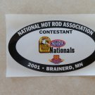 2001 NHRA Contestant Decal Brainerd