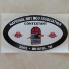 2001 NHRA Contestant Decal Bristol