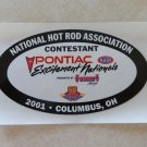 2001 NHRA Contestant Decal Columbus