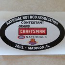 2001 NHRA Contestant Decal Madison