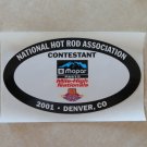 2001 NHRA Contestant Decal Denver