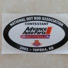 2001 NHRA Contestant Decal Topeka