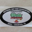 2001 NHRA Contestant Decal Houston
