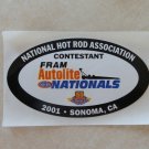 2001 NHRA Contestant Decal Sonoma