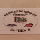2002 NHRA Contestant Decal Dallas