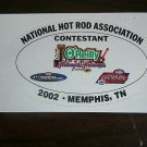 2002 NHRA Contestant Decal Memphis