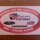2006 NHRA Contestant Decal Chicago