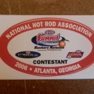 2006 NHRA Contestant Decal Atlanta