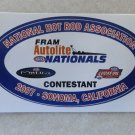 2007 NHRA Contestant Decal Sonoma